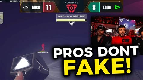 Sen Tarik Reacts To Loud Aspas Pros Dont Fake Against Mibr Valorant