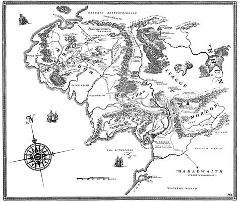 Le Mappe Di Tolkien De Il Signore Degli Anelli Corrierenerd It