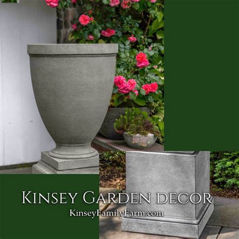 Capitol Hill Urn On Pedestal Stand Kinsey Garden Decor