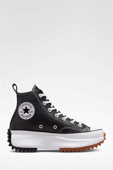 Buy Converse Black Run Star Hike Leather Trainers From The Next Uk