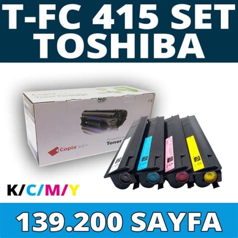 Kopya Copia Ym Tfc Set Toshiba T Fc Kcmy Sayfa Renk