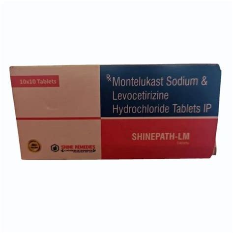 Montelukast Sodium Levocetirizine Hydrochloride Tablet Ip At Rs Box