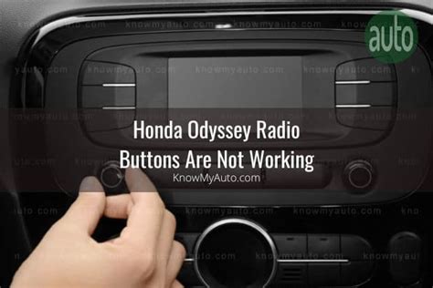 How To Remove Honda Odyssey Radio