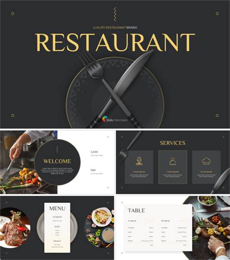 120 Restaurant Menu Ppt Templates Slide Members