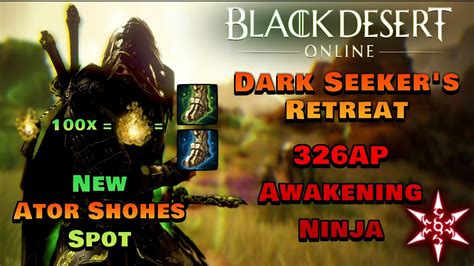 BDO Dark Seeker S Retreat For Ator Shoes 326AP Awakening Ninja