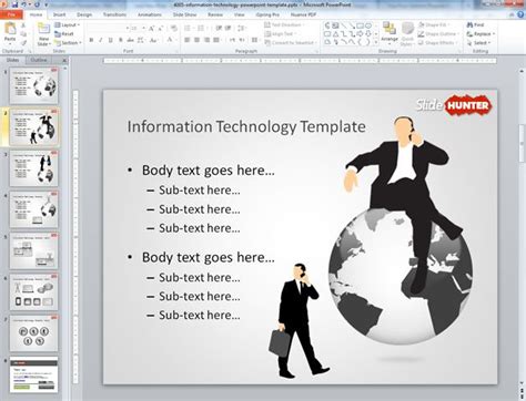 Free Information Technology PowerPoint Template