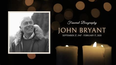 Free Funeral Tribute Slideshow Video Template Customizable Flexclip