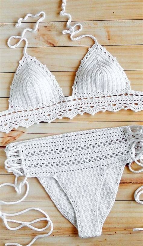 43 Modern Crochet Bikini And Swimwear Pattern Ideas For Summer 2019