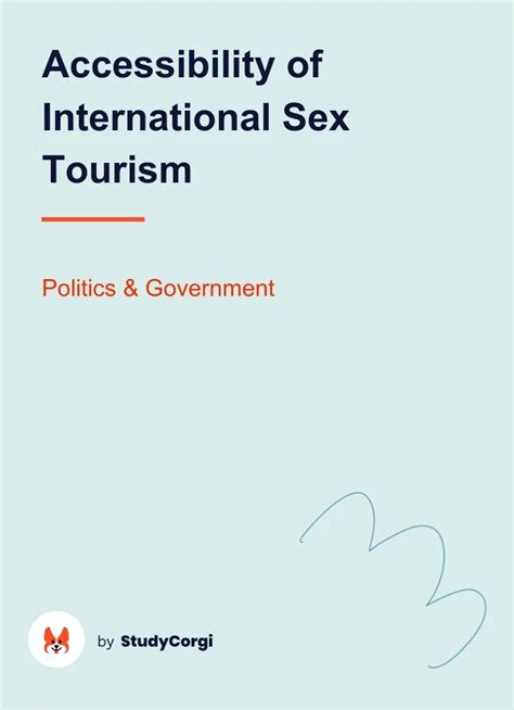 Examining Accessibility Issues In International Sex Tourism Global