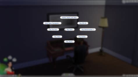 Mod The Sims TV Computer Menu Revamp V1 3