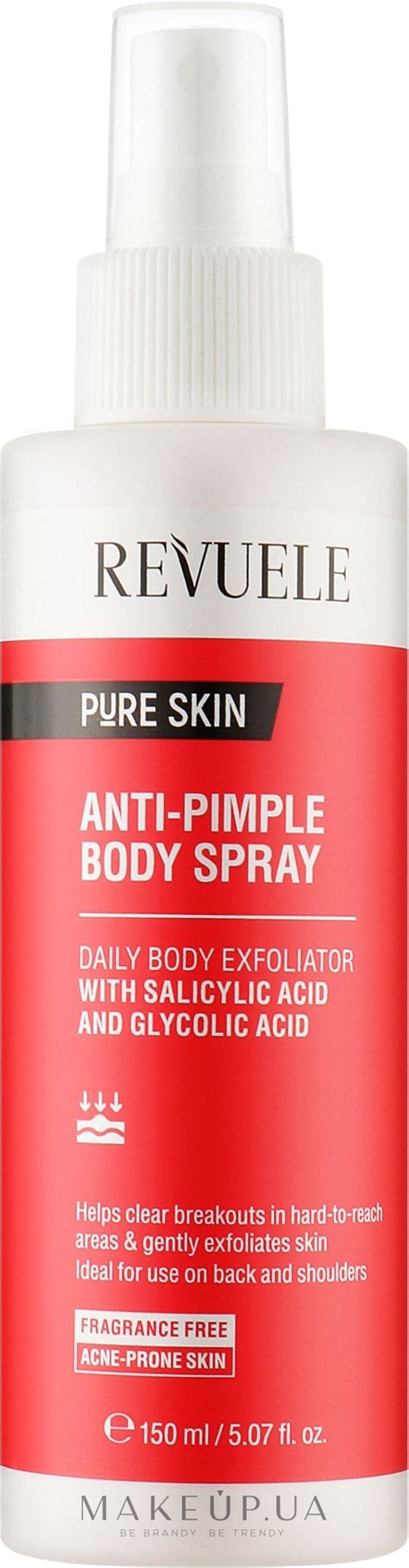 Revuele Pure Skin Anti Pimple Body Spray Спрей для тела против прыщей