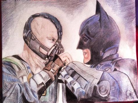 Batman Fighting Bane by britbrit3838 on DeviantArt