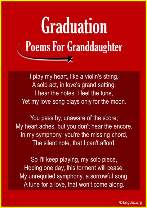 10 Graduation Poems For Granddaughter Engdic