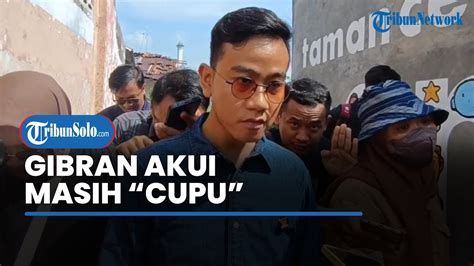 Gibran Akui Masih Cupu Meski Ungguli Elektabilitas Ganjar Mahfud Di