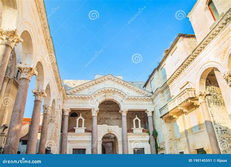 Split, Croatia, Roman Emperor Diocletians Palace Stock Image - Image of ...