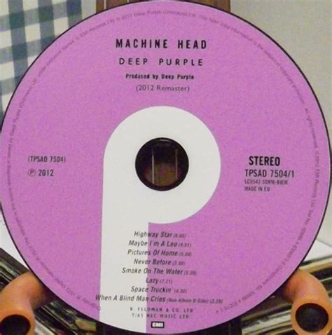 Review Deep Purple Machine Head 40th Anniversary Deluxe Edition Vinyl In Concert ’72 Vinyl