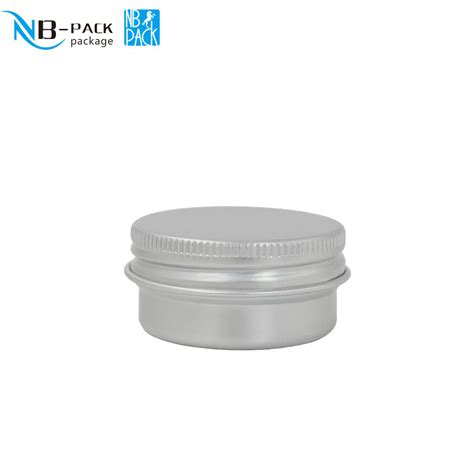 Nb Pack Wholesale Tin Containers For Candles Black Metal Aluminum