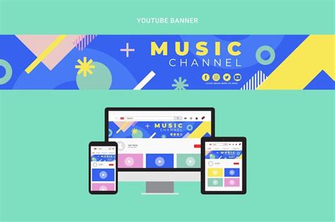 Banner De Youtube De Dise O Plano Vector Gratis