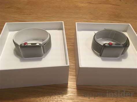 First Look Apple Watch Series 3 With Cellular Stainless Steel Vs Aluminum Appleinsider