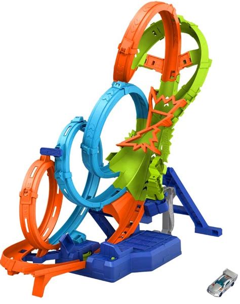 Hot Wheels Track Builder Action Endless Loop Boosted Set Wholesale