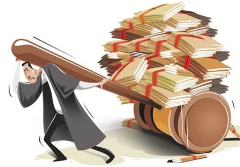 Case Backlog In Indian Courts Touching All Time High Of 4 Cr