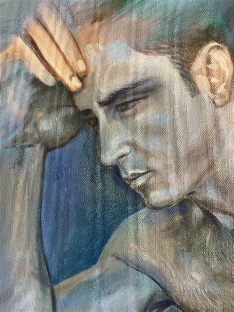 Male Nude Oil Painting Gay Interest Etsy