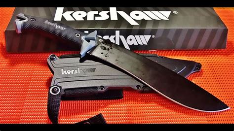 Kershaw Camp 10 knife unboxing / first impretions - YouTube