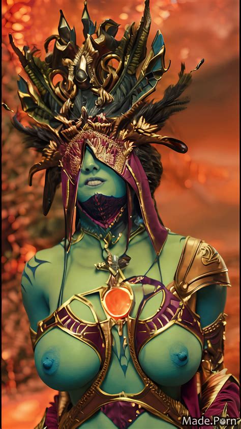 Porn Image Of Big Hips Cumshot Short Fantasy Armor Green Looking At Viewer Coronation Robes