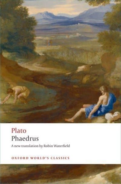 Phaedrus Plato 9780199554027 Blackwells