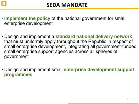 Seda Annual Performance Plan 201920 Ppt Download