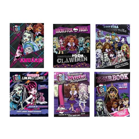 Livros Das Monster High - Lote Com 6 Livros Diferentes Monster High - Editora Dcl | Shopee Brasil