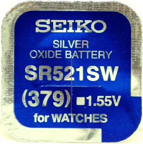 Seiko Watch Battery SR521SW (379): Amazon.co.uk: Fashion