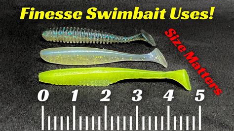 These Finesse Swimbaits Are Amazing When And Where I Use Them Youtube