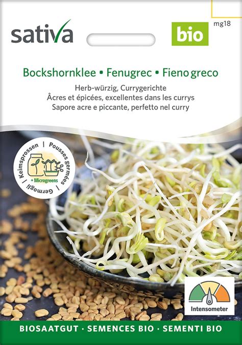 Sativa Graines Germer Bio Fenugrec Sachet Bloomling France