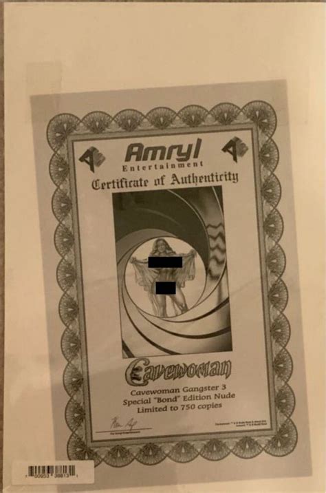 Cavewoman Gangster Special Edition Budd Root Nude Comic Books Modern Age