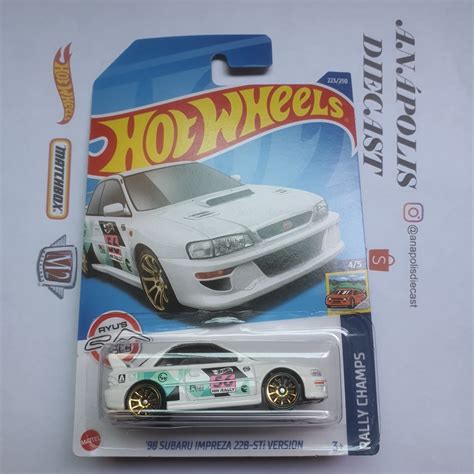 Hot Wheels T Hunt Lote N Subaru Impreza B Sti Version Escorrega O Pre O