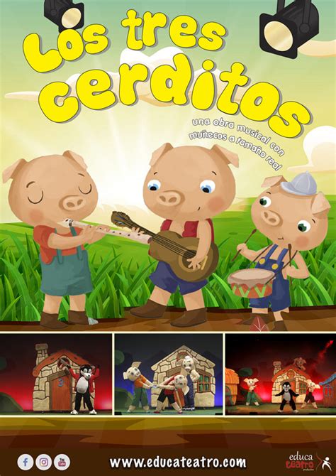 El Musical Los Tres Cerditos Llega Hoy Al Teatro Ortega De Palencia