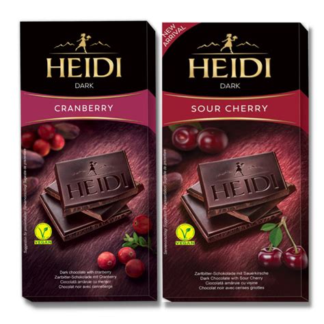 Cranberry Dark Chocolate 80g & Sour Cherry Dark Chocolate 80g | 100% ...