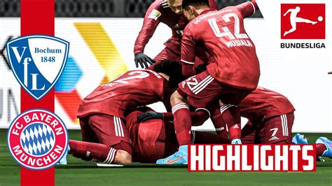 Vfl Bochum Vs Bayern Munich Bundesliga Match Highlights Youtube