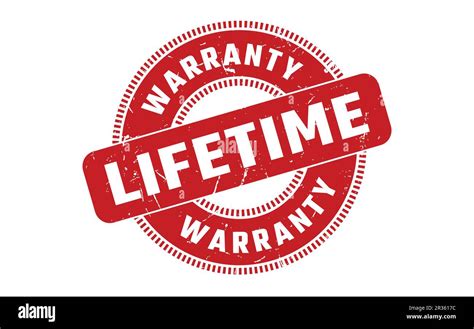 Lifetime Warranty Rubber Stamp Vector Stock Vector Image Art Alamy