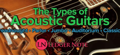 Types of Acoustic Guitars - Body Shapes & Sizes | LedgerNote