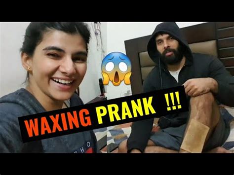 Waxing Prank On Husband Wax Prank Prank In India Pranks In