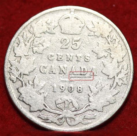 Canada Cent Silver Foreign Coin S H