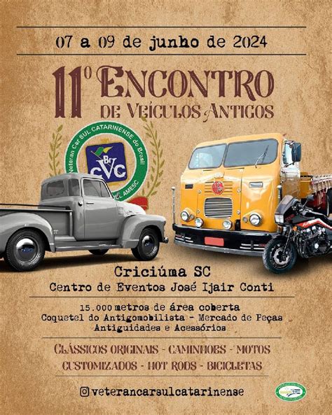 Encontro De Ve Culos Antigos Crici Ma Sc Revista Classic Show