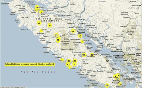 Vancouver Island Printable Map