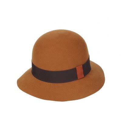 Chapeau Cloche Cognac - Gedilva Chapellerie