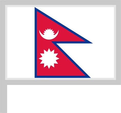 Nepal Flag Vector Images Over