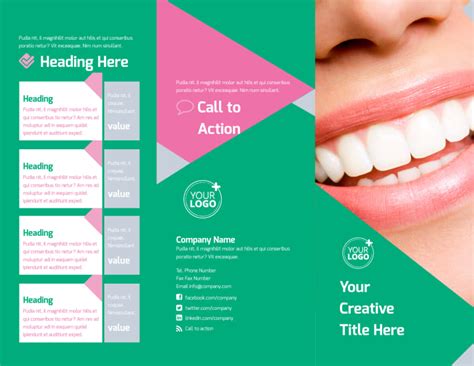 Dental Surgery Center Brochure Template Mycreativeshop