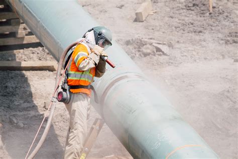 Sand Blasting Pipeline Exclusive Commercial Photographer Eau Claire