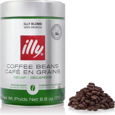 Illy Whole Bean Decaffeinated Coffee 250g • Pris